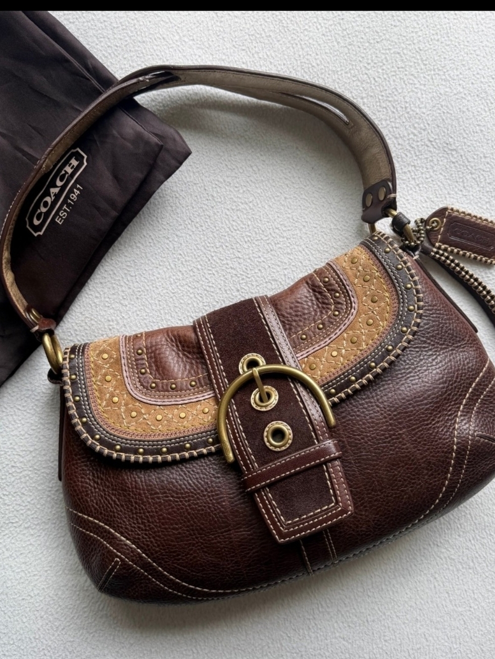 Rare And Unique Coach Soho Bag 100% Leather